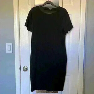 Torrid Black Fitted Short Sleeve Dress